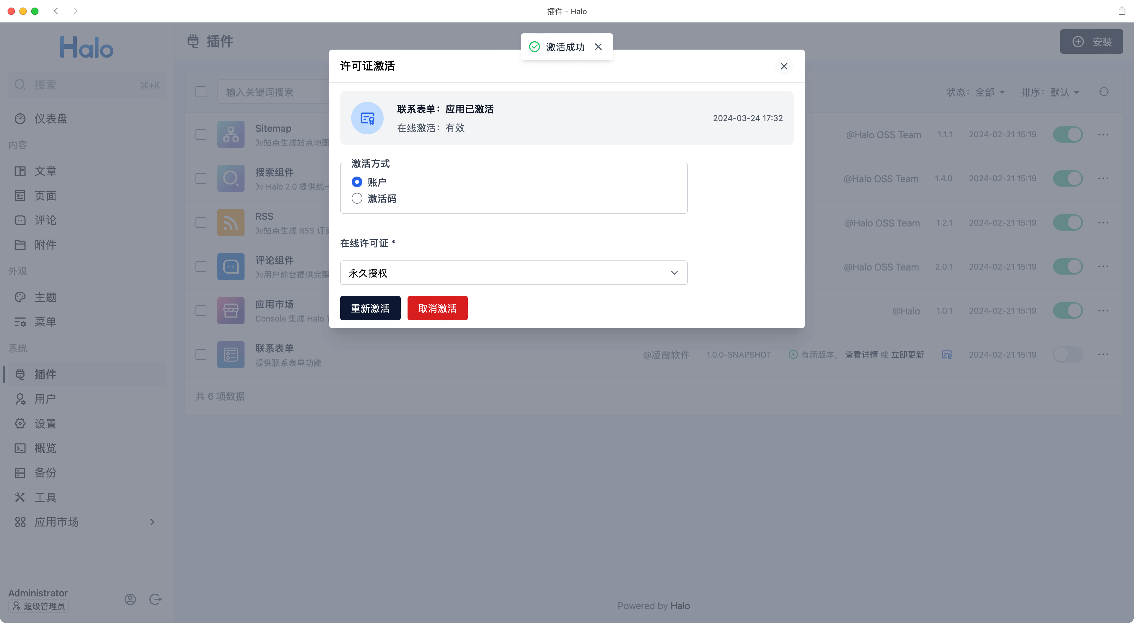 plugin-contact-form-license-activation.png